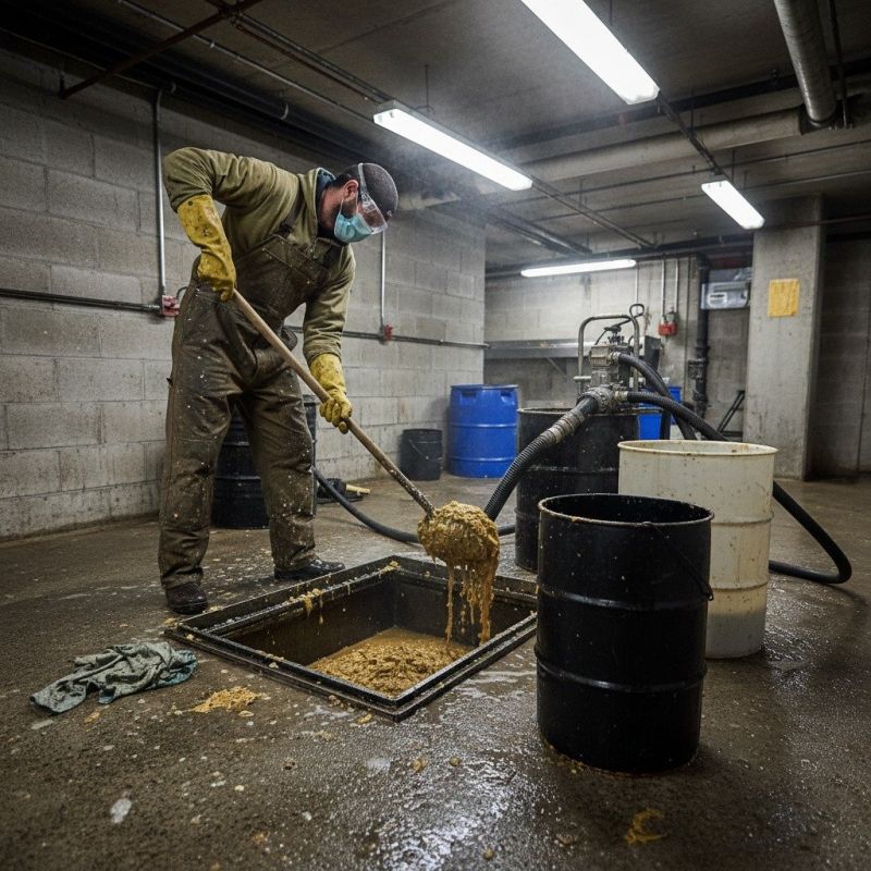 Grease Trap Pumping detail
