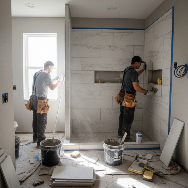 Shower Drain Installation detail